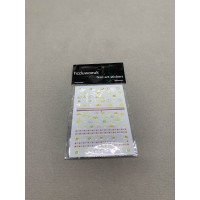 hcduwoeuk Smilies Nail Art Stickers – Fun and Colorful Designs for DIY Nail Decorations